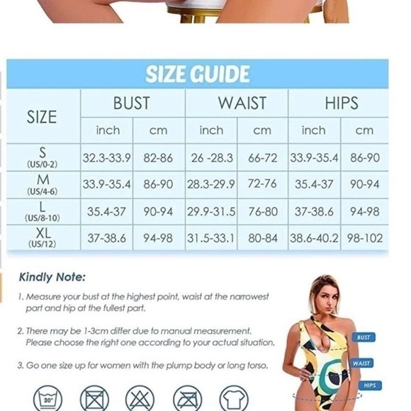 One Shoulder Monokini Swimsuit - Picture 3 of 6